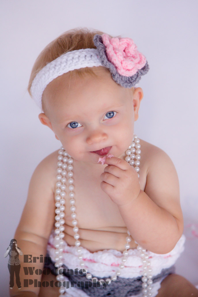 baby girl cake smash photography london ontario