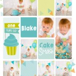 cake smash collage photography london ontario