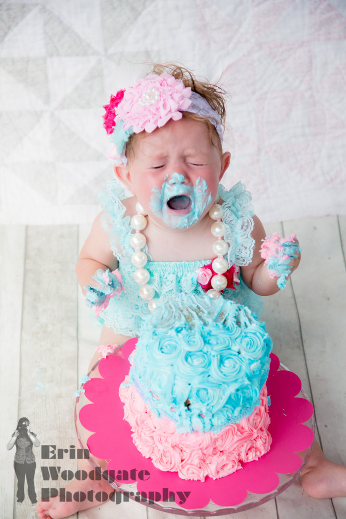 crying cake smash photography london ontario