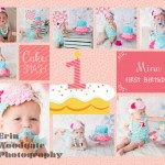 girl collage cake smash photography london ontario