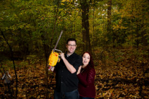 Halloween themed Engagement Photography London Ontario