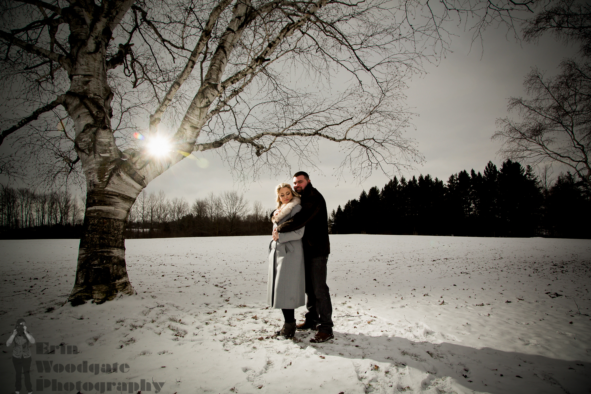 dramatic engagement photography london ontario