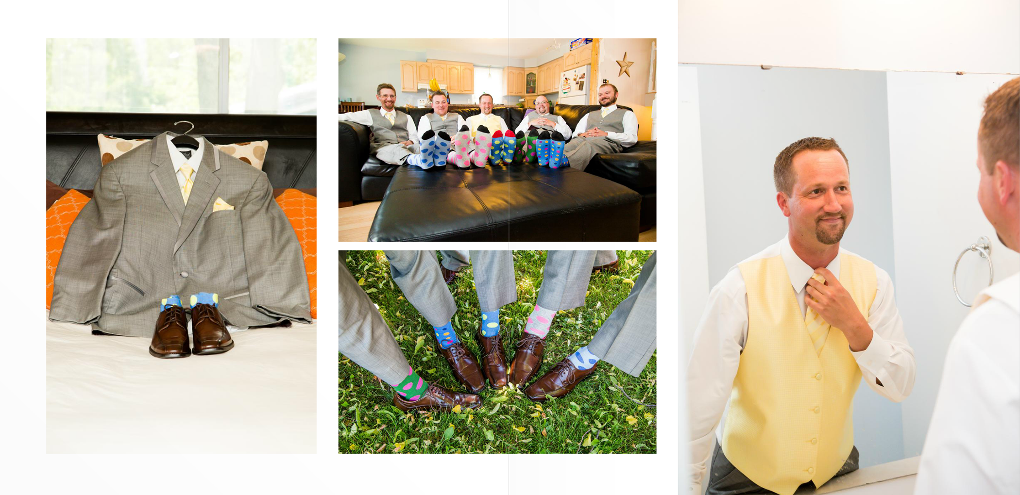 guys getting ready wedding photography london ontario