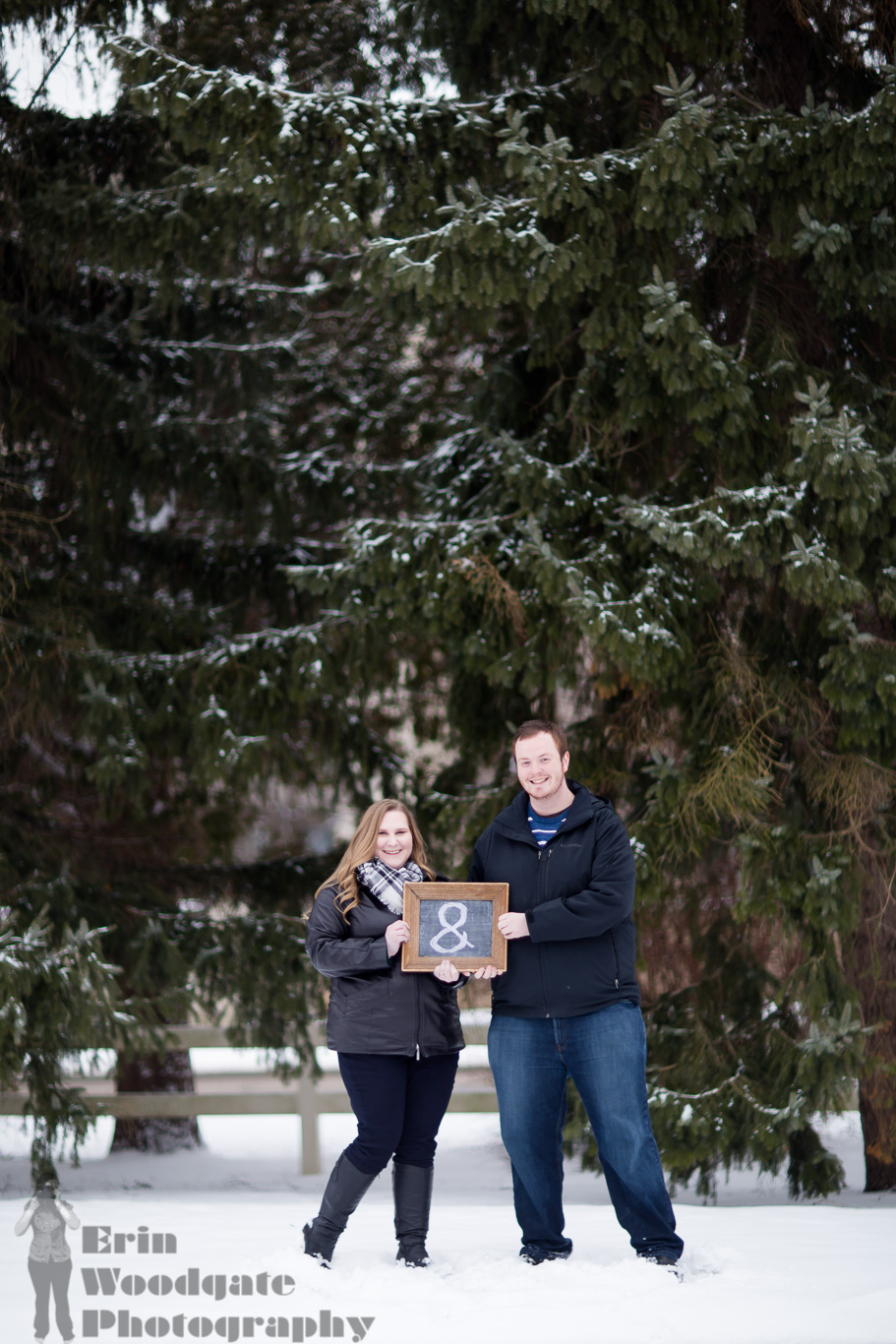 winter engagement photography london ontario