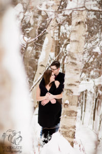 Winter Engagement Photography with Dogs London Ontario