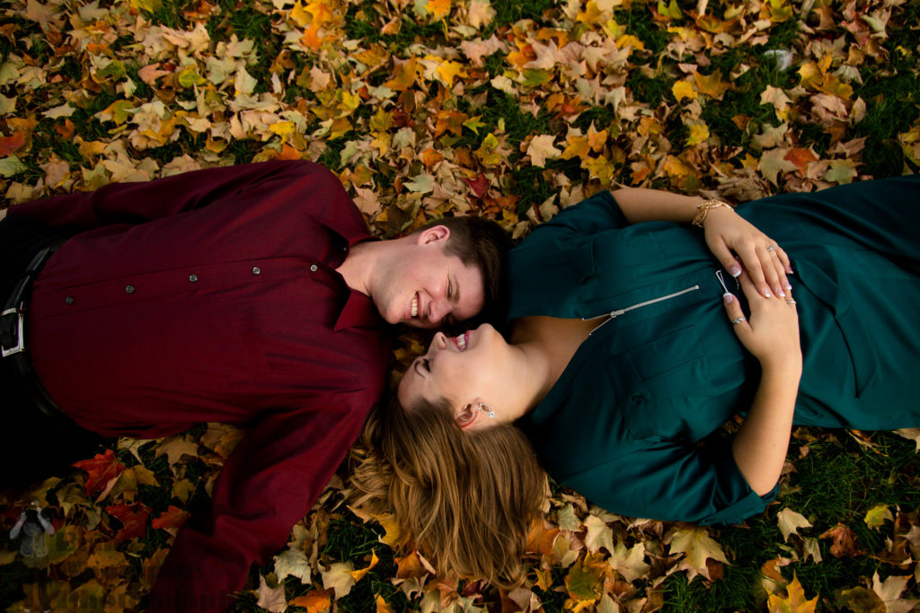 fall engagement photographer London Ontario