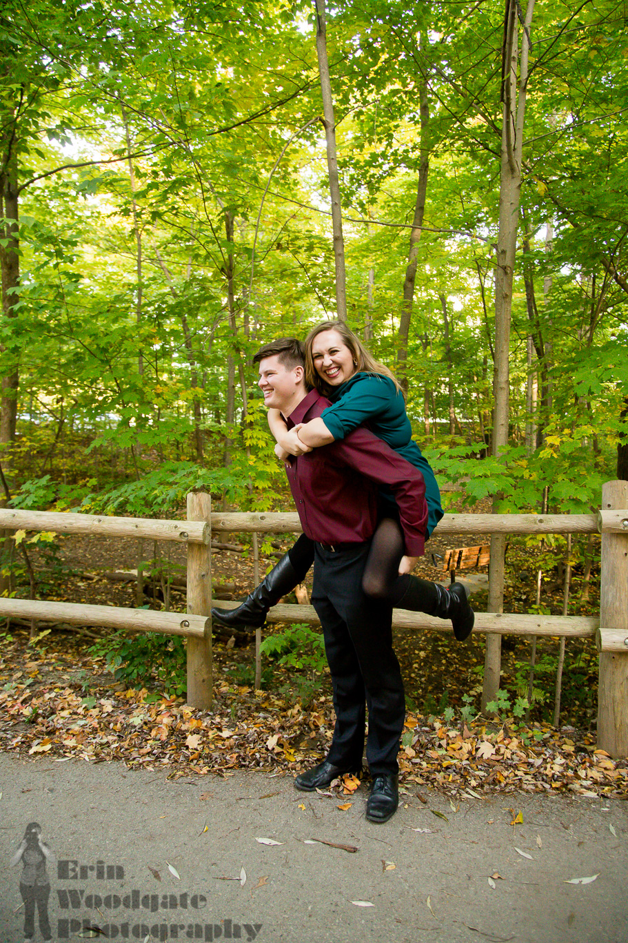 fall engagement photographer London Ontario