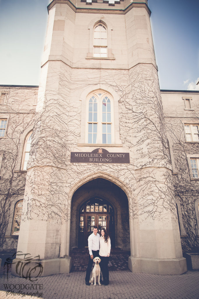 winter engagement photography