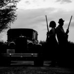 Vintage car engagement photography Exeter Ontario