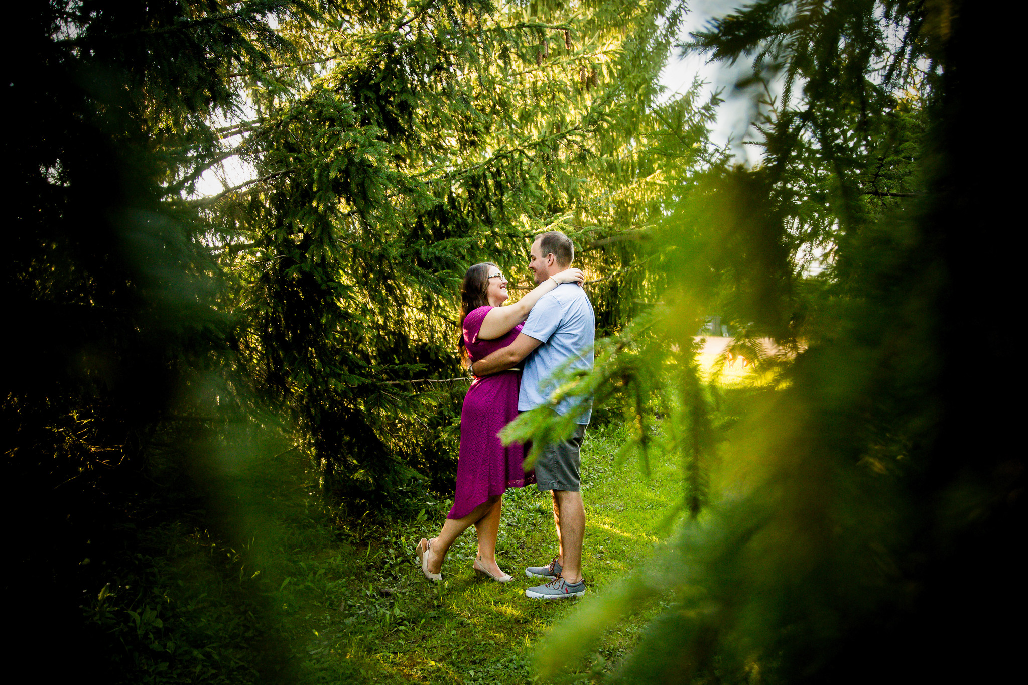 Bellamere Winery engagement photography