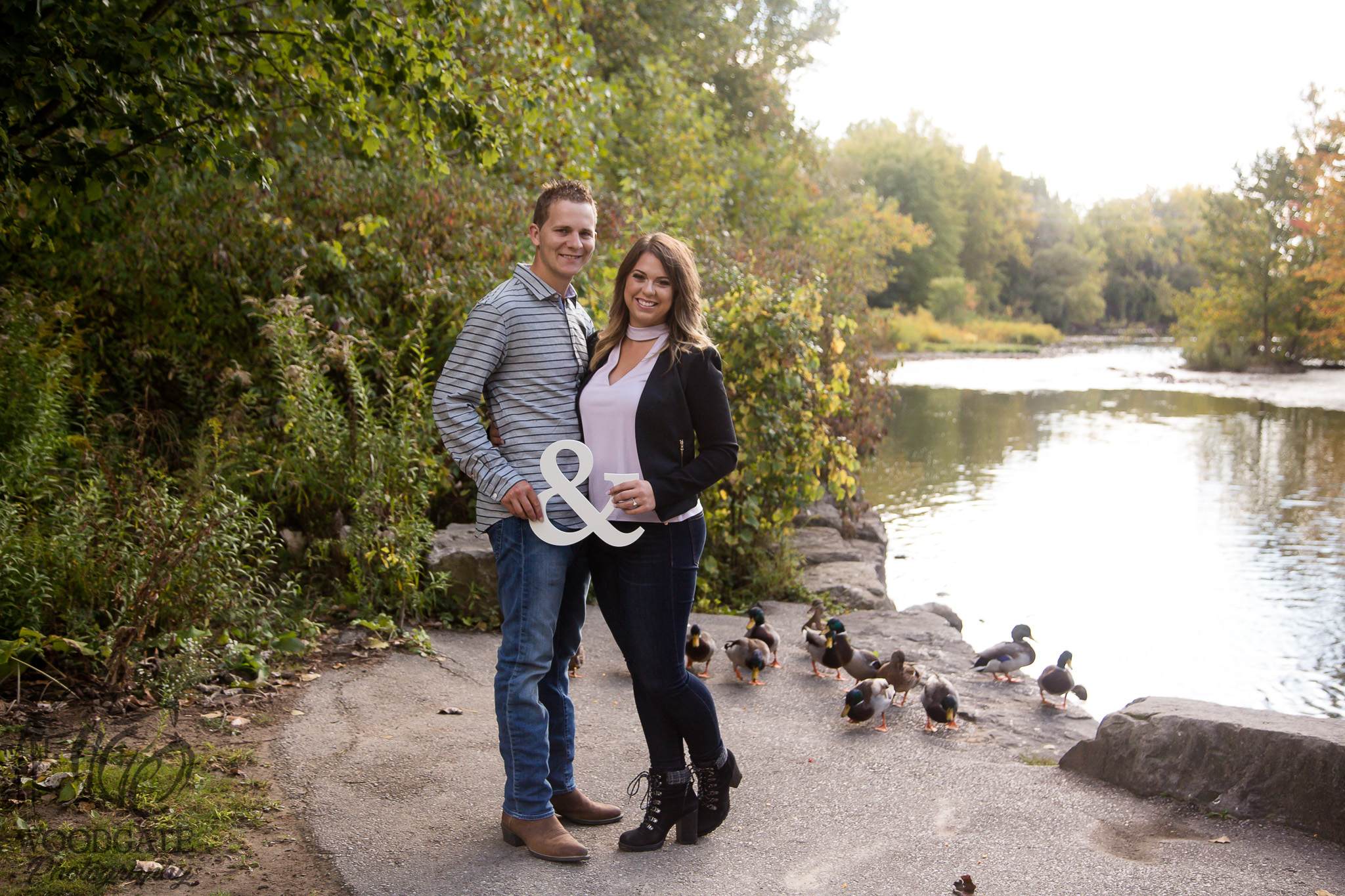 fall engagement photos london ontario