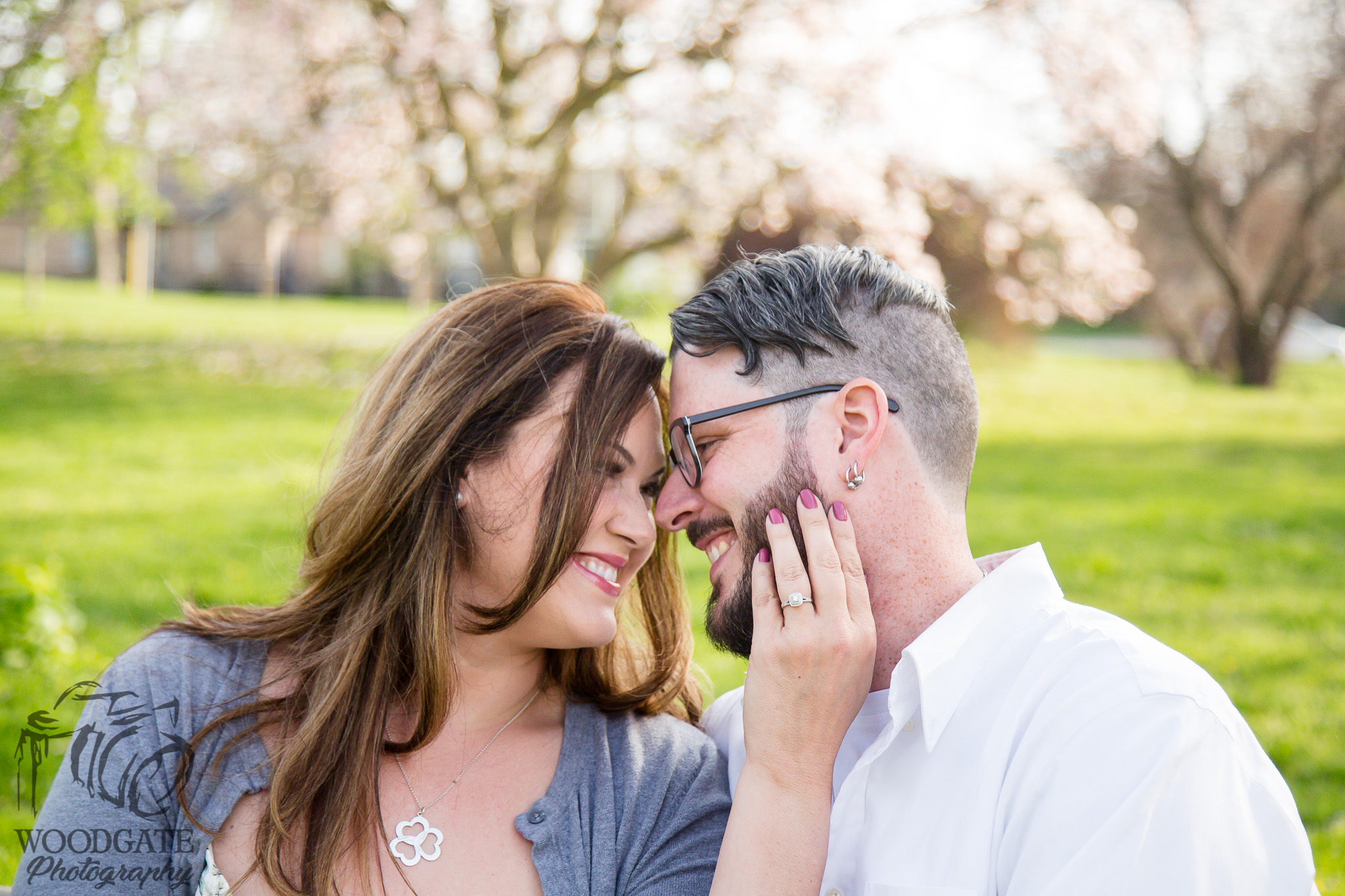 Magnolia Tree Engagement Photography London Ontario, spring engagement photography london ontario, engagement photos, spring engagement, magnolia tree photos london ontario, engagement session london ontario, engagement photos london ontario, family photography london ontario