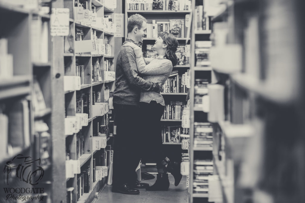 City Lights Book Shop Engagement Photography London Ontario