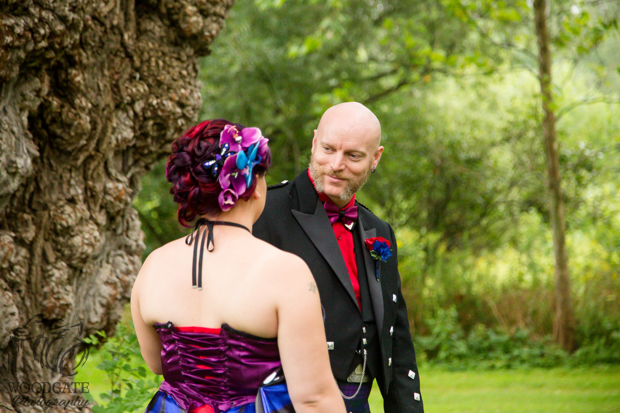 First Look wedding photography London Ontario