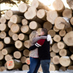 Rustic Winter Engagement Photography London Ontario