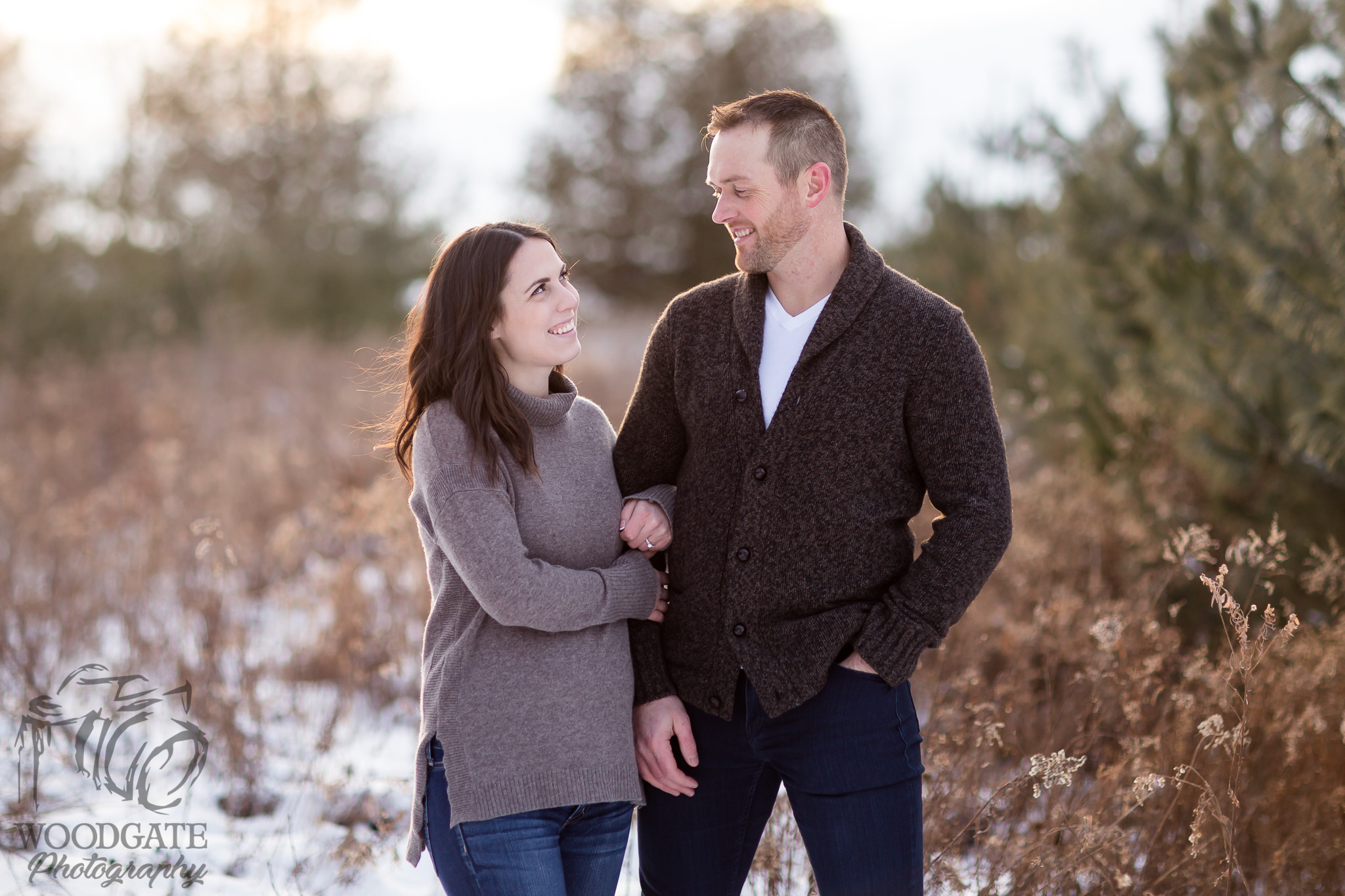 London Ontario Winter Engagement Photographer