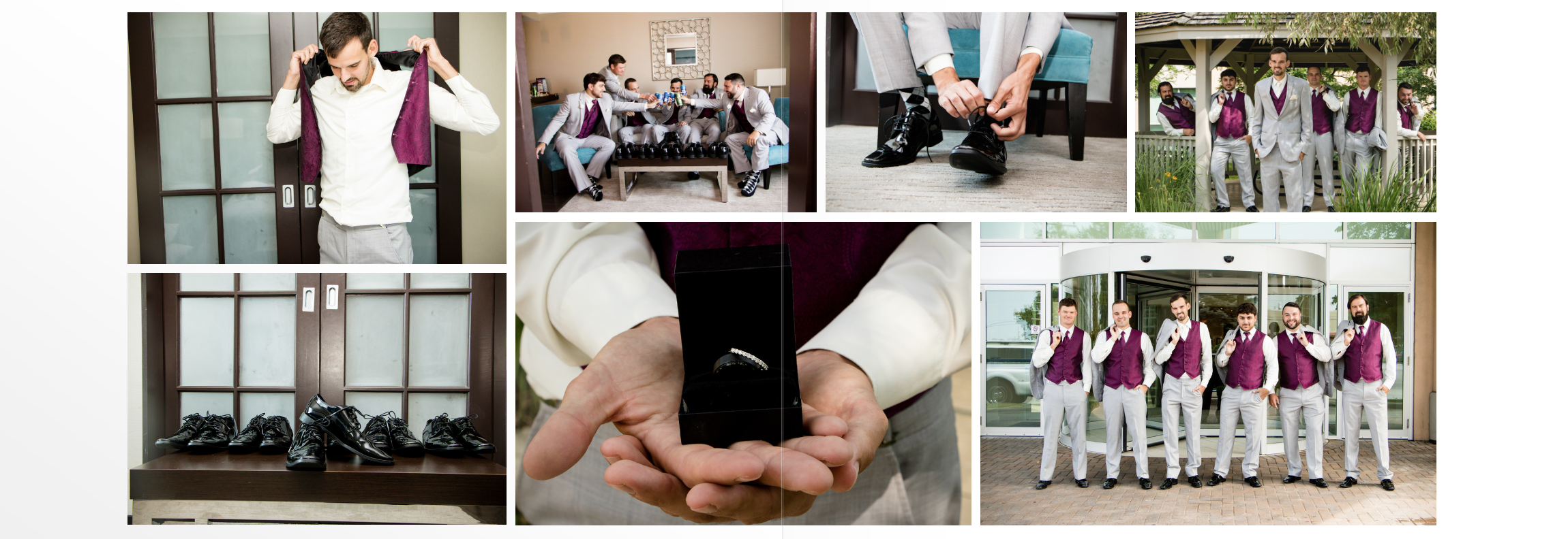 groom getting ready london ontario