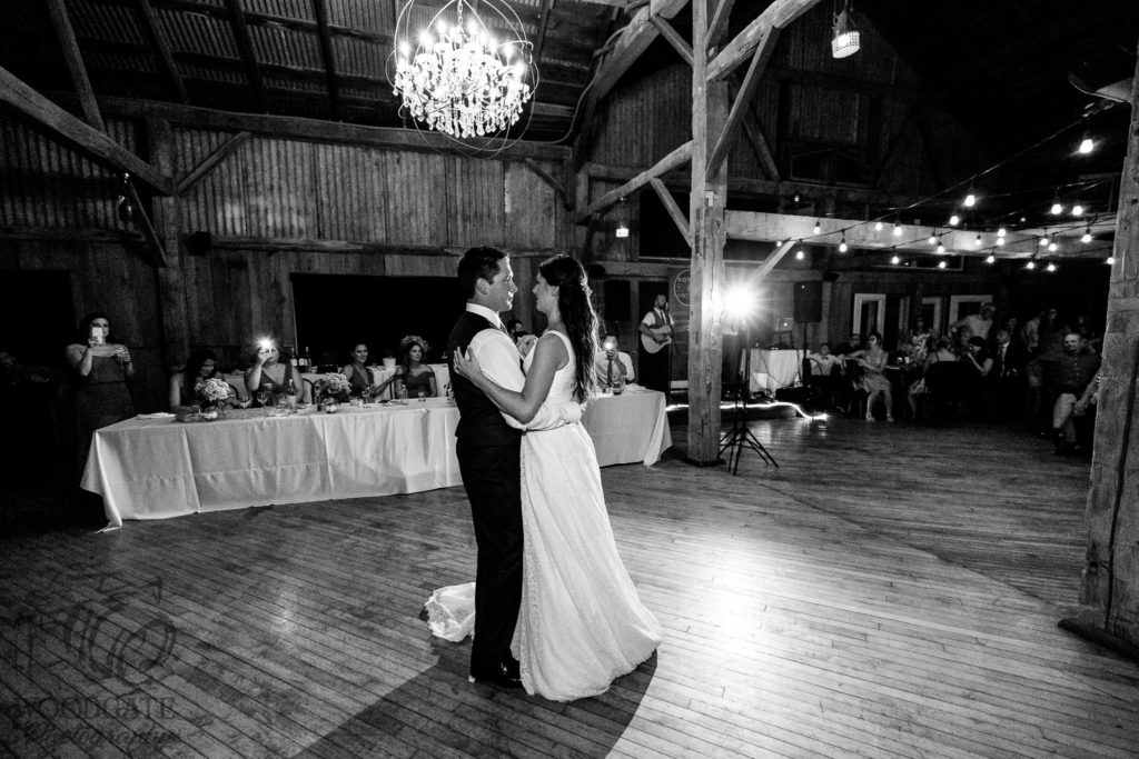 first dance black and white