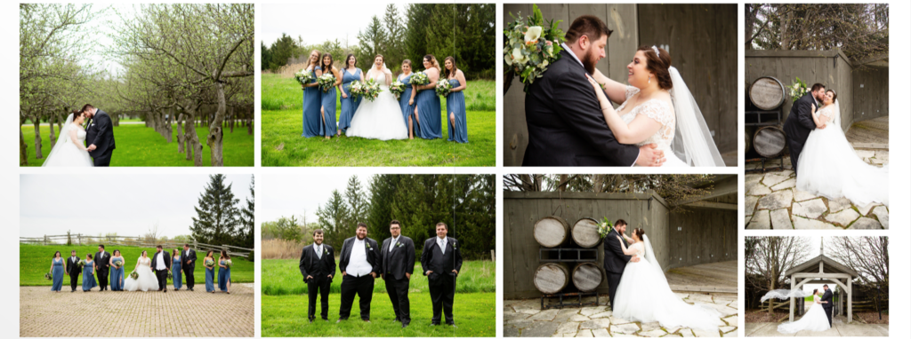 Spring wedding Bellamere Winery