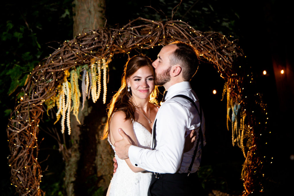 The Clearing Wedding Photography dramatic lighting