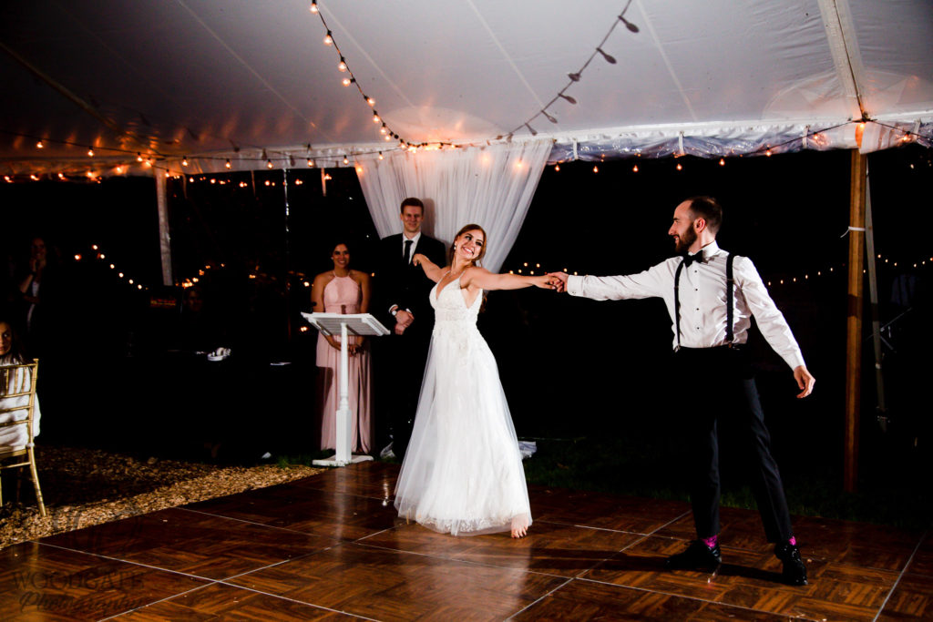 The Clearing Wedding Photography first dance