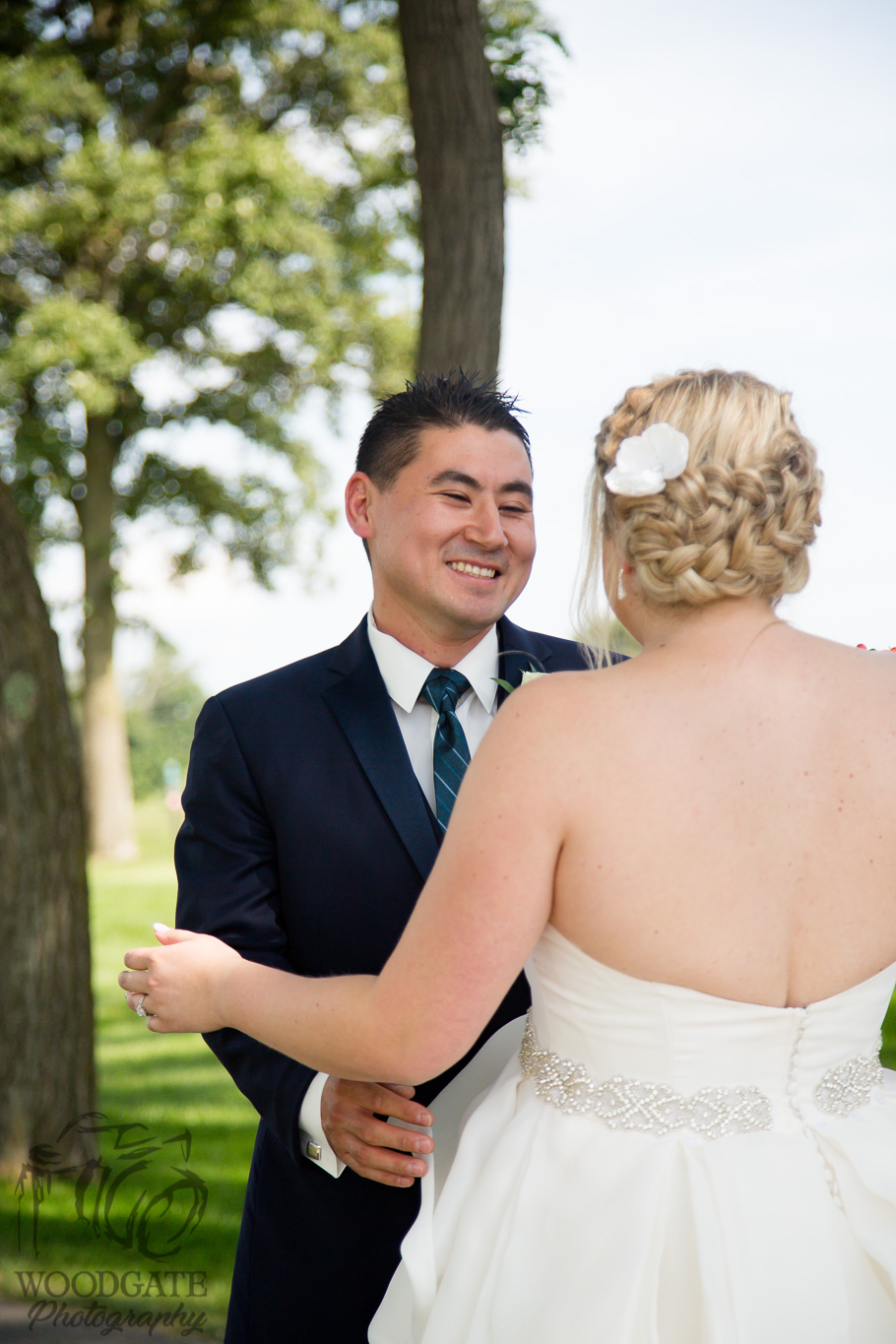 Westhaven golf course wedding first look