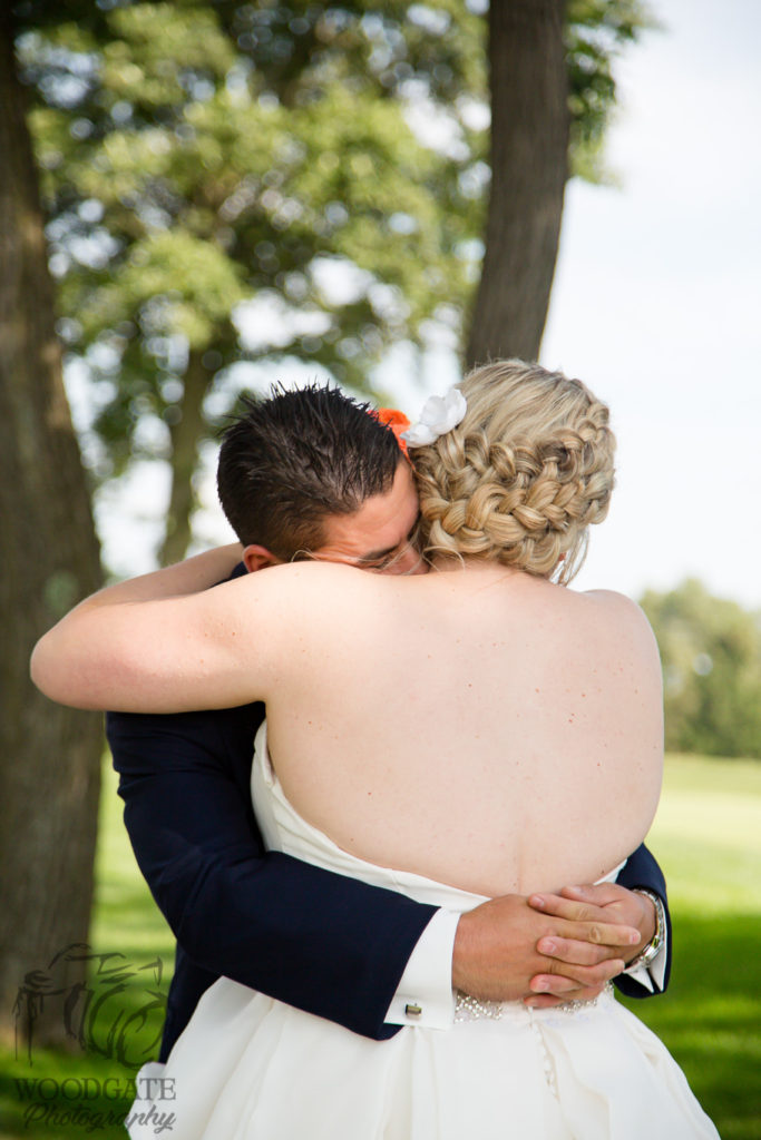 Westhaven golf course wedding first look