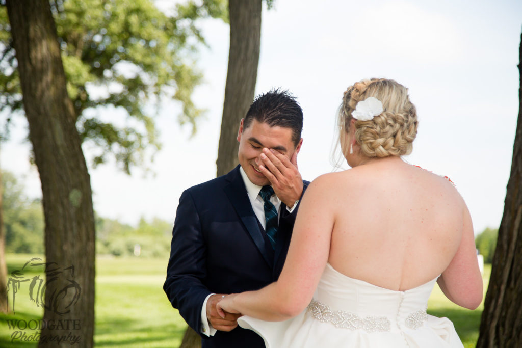 Westhaven golf course wedding first look