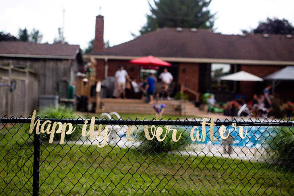 Backyard Wedding London Ontario