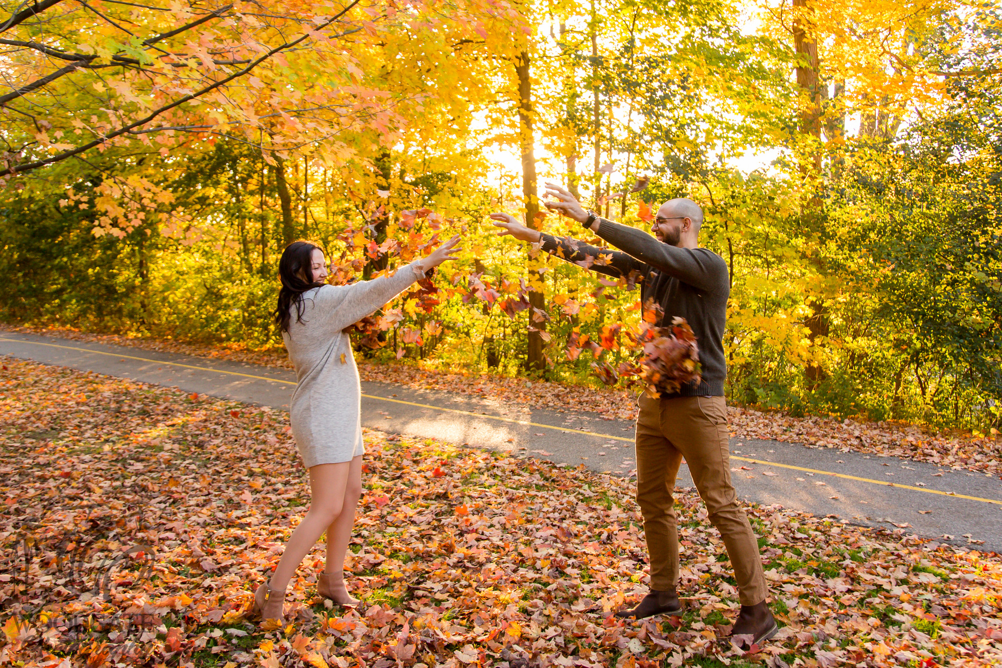 London Ontario fall engagement session