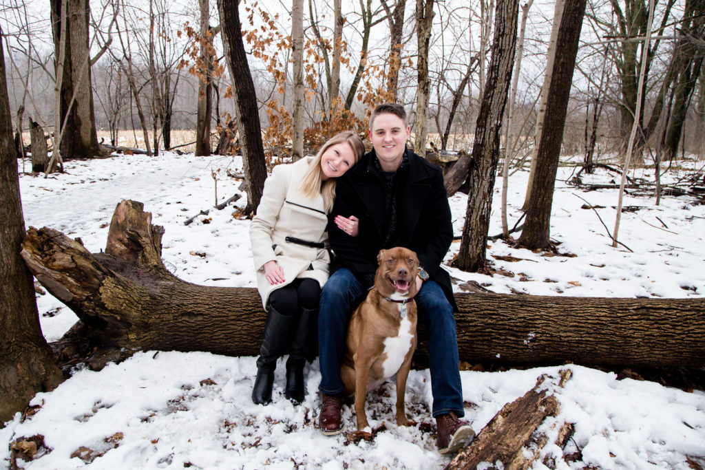 dog engagement photography london ontario