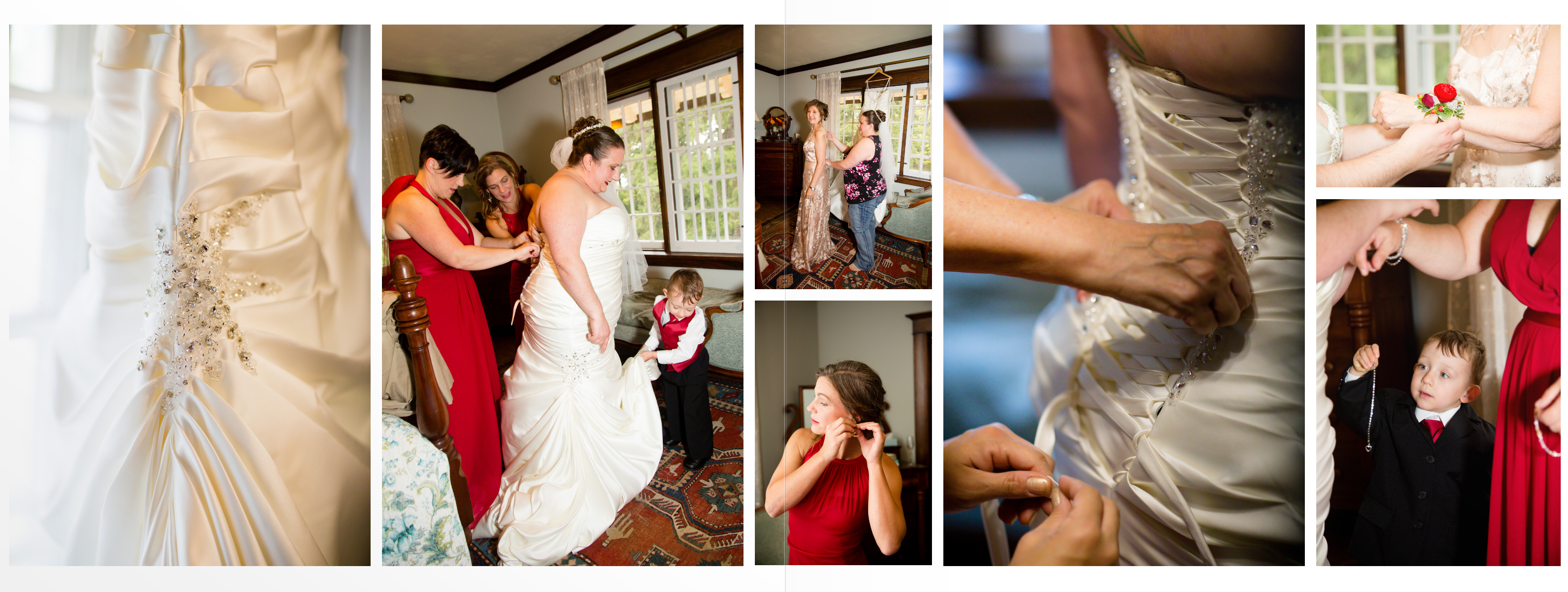 bride getting ready Wedding Photography Elsie Perrin