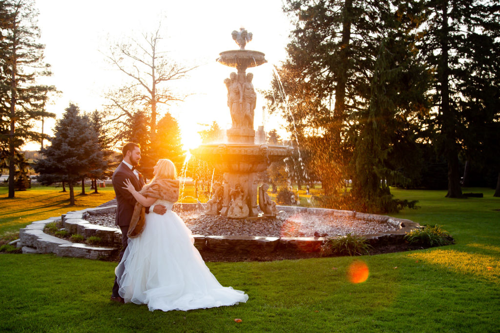 sunset Elm Hurst wedding photography by london ontario photographer Woodgate Photography