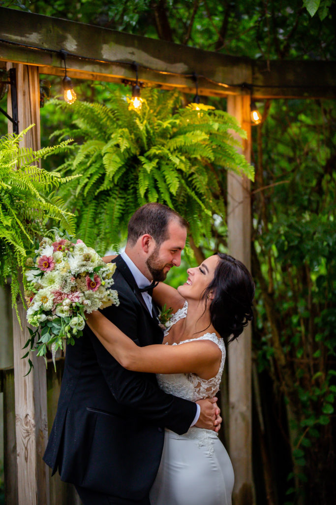 Backyard Covid wedding London Ontario