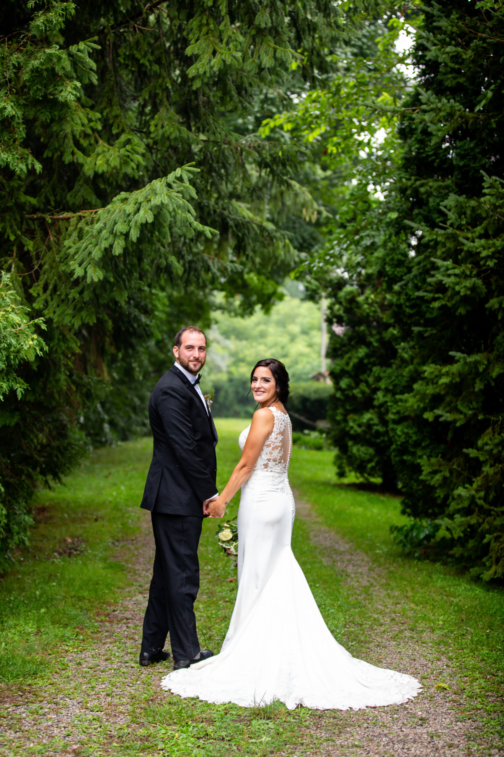 Backyard Covid wedding London Ontario