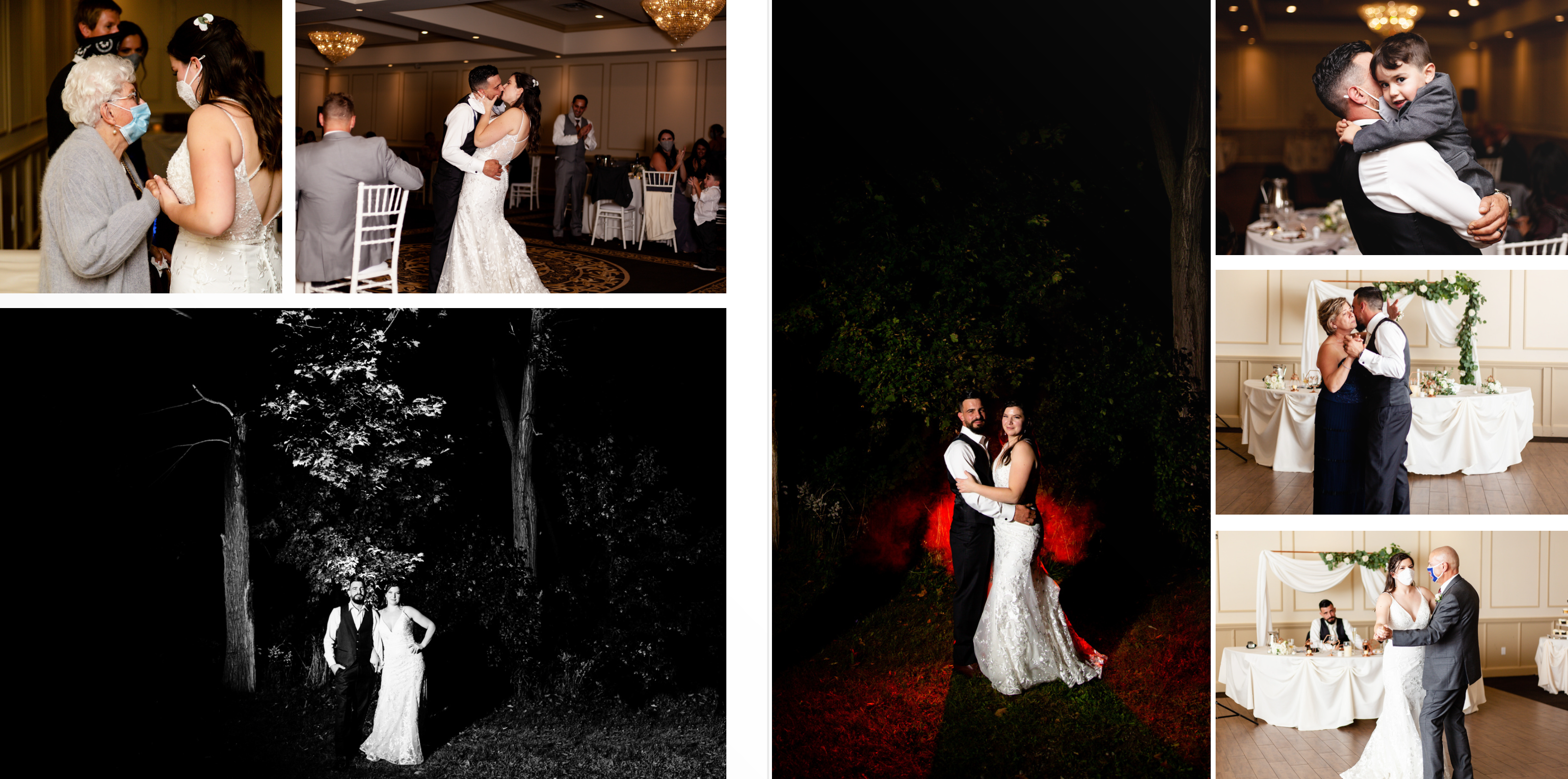 Wedding Photography Brookside Banquet Centre night photos