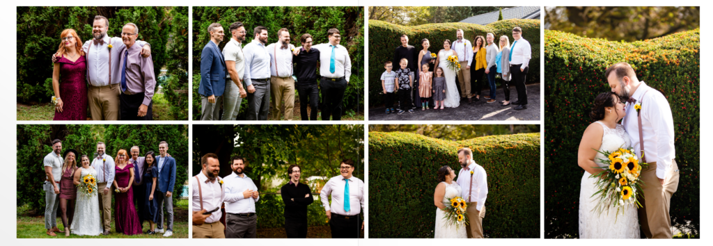 London Ontario backyard Wedding Photography ffamily