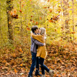 Fun fall engagement photos London Ontario