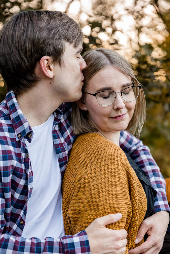 Fun fall engagement photos London Ontario