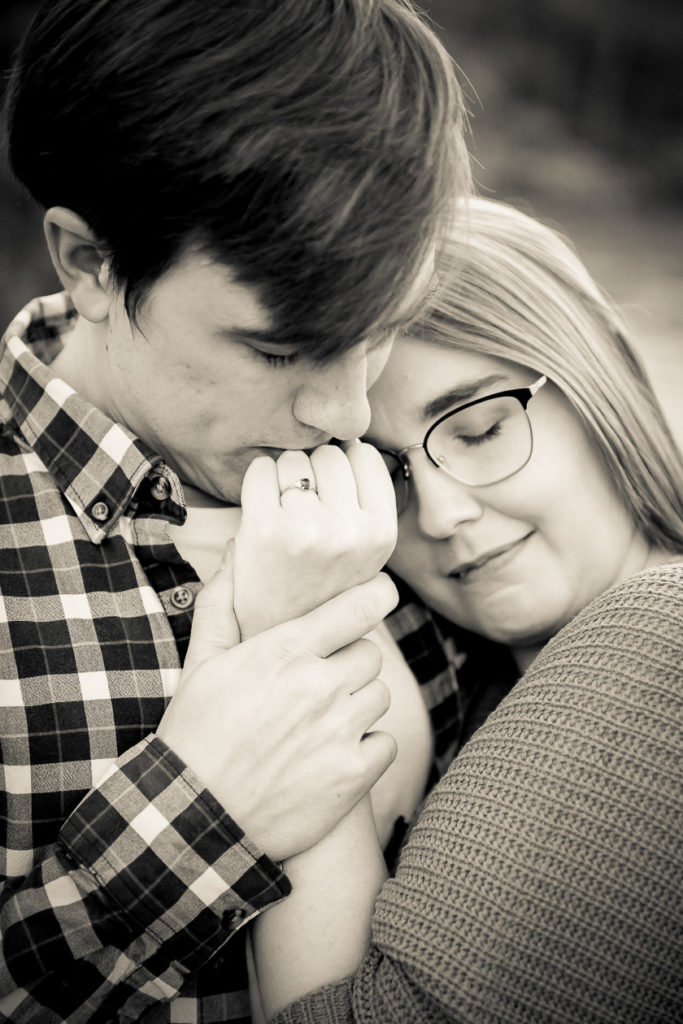 Fun fall engagement photos London Ontario