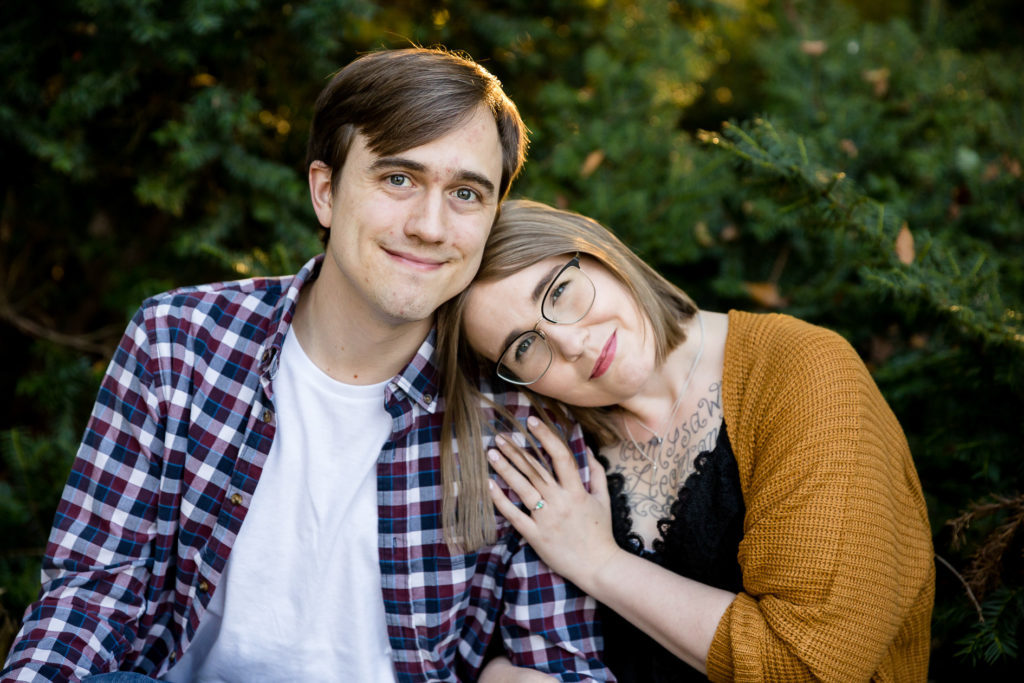 Fun fall engagement photos London Ontario