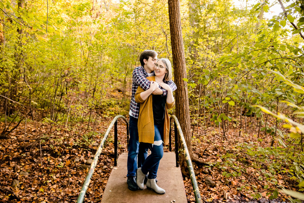 Fun fall engagement photos London Ontario