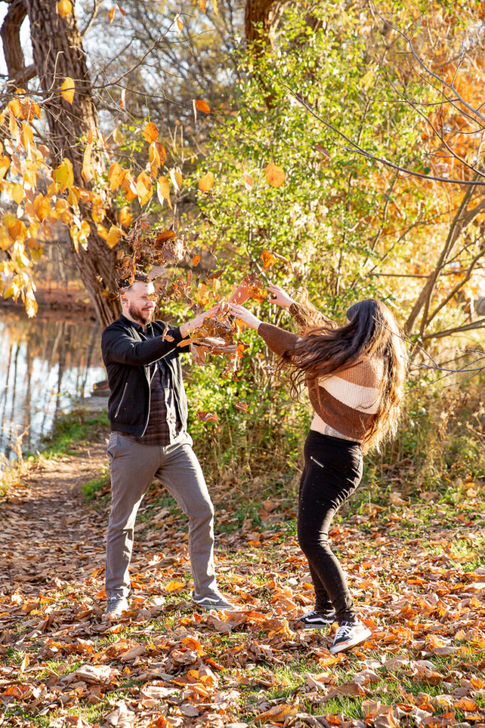 Mill Pond Engagement photos Dorchester Ontario