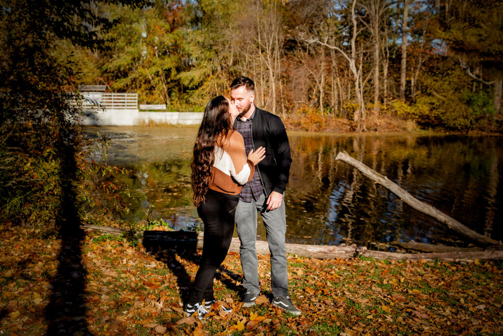 Mill Pond Engagement photos Dorchester Ontario