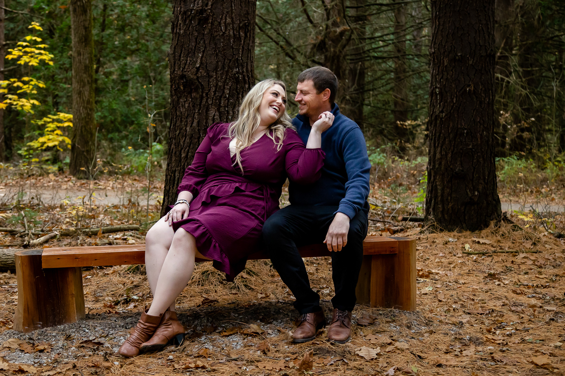 Engagement session Medway Forest London Ontario