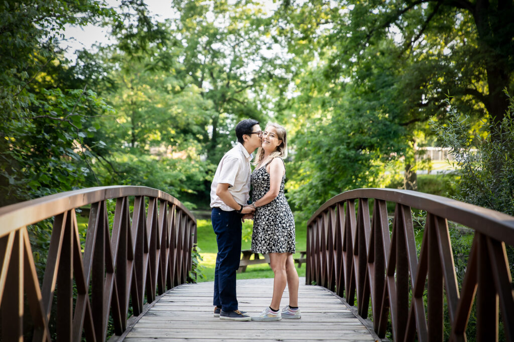 Rock Glen Waterfall Engagement session