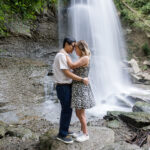 Rock Glen Waterfall Engagement session