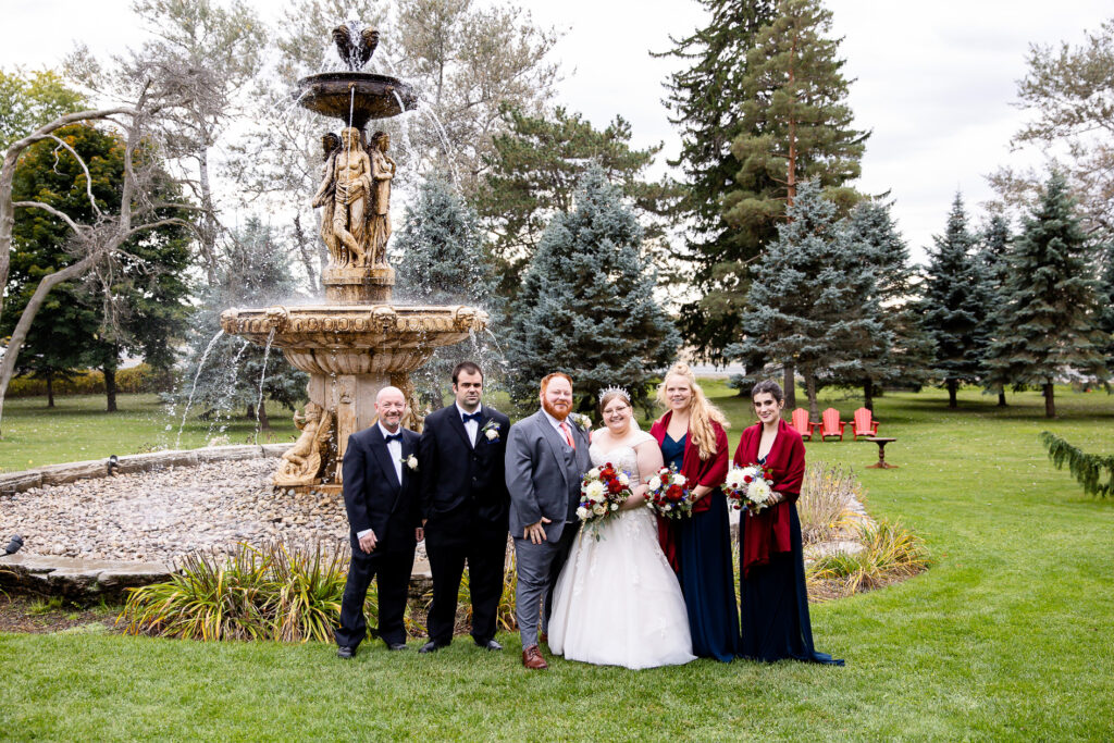 Fall wedding photography Elmhurst Inn