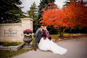 Fall wedding photography Elmhurst Inn