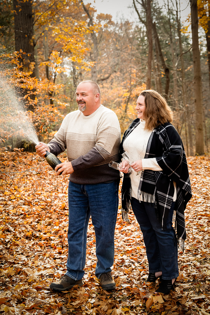 Fall Wonderland Gardens Engagement Photos